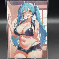 Hatsune Miku Anime Waifu Card Doujin ACG Goddess Holo - Image 2