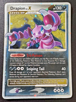 Drapion LV.X 123/127 Platinum Pokemon Card Holo Foil Rare HP - Image 1