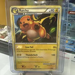 Raichu 30/30 Raichu Deck HS Trainer Kit Holo Rare Pokemon Card 2010 - Image 1