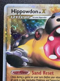 Hippowdon LV.X 107/111 Platinum Rising Rivals Pokemon Card Holo Foil Rare MP - Image 3