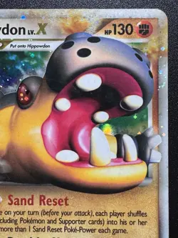 Hippowdon LV.X 107/111 Platinum Rising Rivals Pokemon Card Holo Foil Rare MP - Image 4