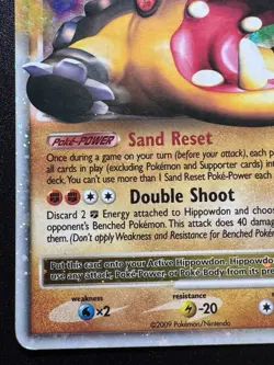 Hippowdon LV.X 107/111 Platinum Rising Rivals Pokemon Card Holo Foil Rare MP - Image 5