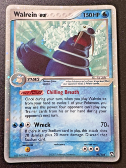 Walrein ex 99/108 EX Power Keepers Pokemon Card Holo Foil Rare HP - Image 1