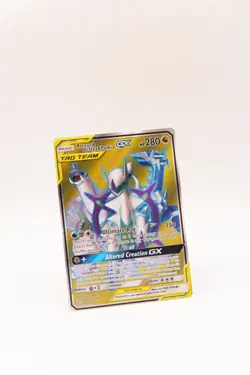 Pokemon Card Arceus&Dialga & Palkia GX (Full Art) 220/236 Sm-Cosmic Eclipse Holo - Image 1