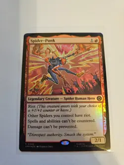 Spider-Punk FOIL MTG SPM Nm/M *ON HAND* - Image 1
