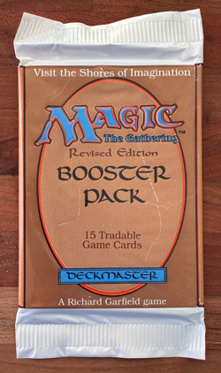 Magic The Gathering MTG Revised Edition Factory Sealed Booster Pack 1994 - Image 1