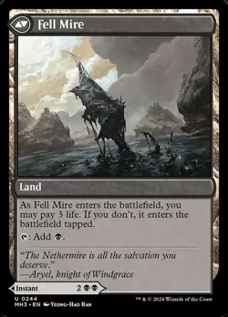 Fell the Profane / Fell Mire x1 1x Modern Horizons 3 NM MTG - Image 2
