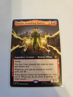 Electro, Assaulting Battery Extended MTG SPM Nm/M *ON HAND* - Image 1
