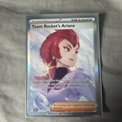 Pokemon TCG Team Rocket's Ariana Destined Rivals Card 237/182 - Image 1