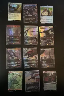 Magic The Gathering-Lord Of The Rings Foil Lot-Rare Cards - Image 2