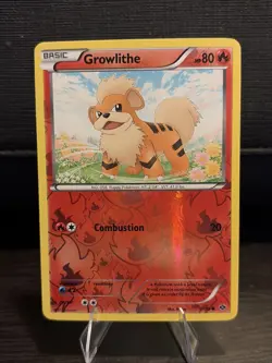 Pokemon Card - Growlithe Next Destinies 11/99 Reverse Holo Common - Image 1