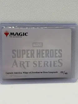 Captain America, Wings Of Freedom Art Card 22/45 - Image 2