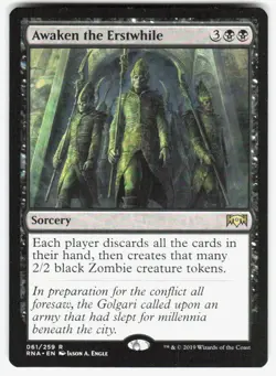Awaken the Erstwhile R Ravnica Allegiance 61 NM - Image 1