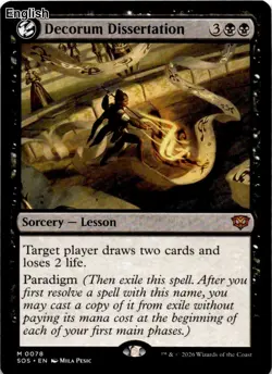 Decorum Dissertation Secrets of Strixhaven [SOS - 78] EN NM - Image 1