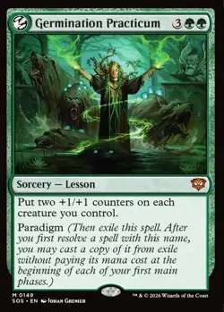 MTG Germination Practicum Strixhaven Mythic Sorcery Lesson NM - Image 2