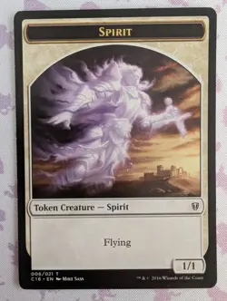 MTG Spirit Bird ** Commander 2016 Double Sided Token ** English - Image 2