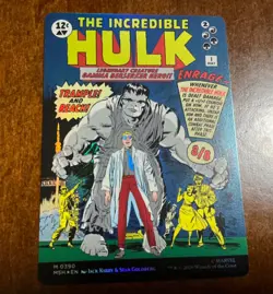 Bruce Banner / The Incredible Hulk (Borderless) 0390 Marvel Super Heroes MTG NM - Image 1