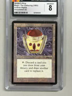 MTG Arabian Nights Jandor's Ring CGC 8 NM/Mint Magic: The Gathering - Image 2
