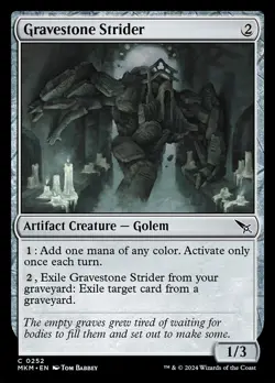 Gravestone Strider (Foil) - 252 - Murders at Karlov Manor- Near Mint - MTG - Image 1