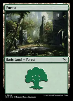 Forest - 286 - Murders at Karlov Manor- Near Mint - MTG - Image 1
