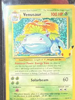 Venusaur 15/102 2021 Pokemon Celebrations: Classic Collection Holo NM+ - Image 3