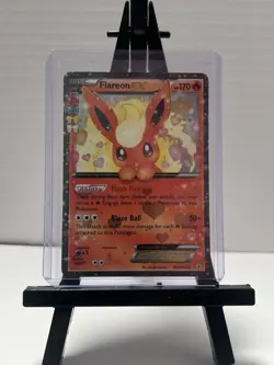 Pokemon Generations Flareon EX Holo Rare Card RC6/RC32 Radiant Collection Mint - Image 1