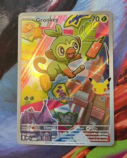 Pokemon Grookey #052 First Partner Series Vol. 2 Holo Promo NM - Image 1