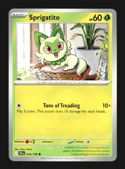 Sprigatito 016/159 Common Journey Together Near Mint - Image 2