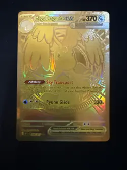 Pokemon TCG Mega Dragonite EX Ascended Heroes 295/217 Gold Hyper Rare NM/M - Image 2