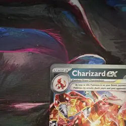 Pokemon TCG Charizard ex 054/091 SV Paldean Fates Double Rare Holo 330HP - Image 5