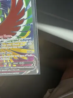 Pokemon Ho-Oh V 187/195 Full Art Silver Tempest Near Mint NM - Image 3
