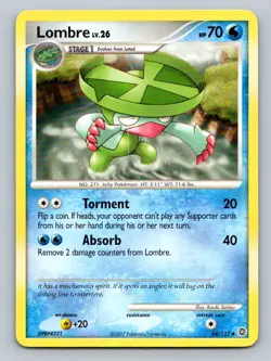 Pokemon Lombre Secret Wonders 54/132 Light Play LP+ or Better - Image 1
