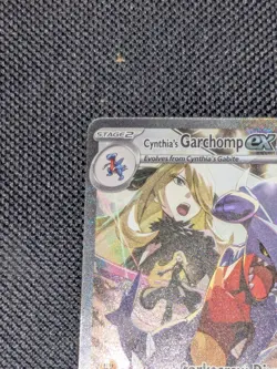 Cynthia's Garchomp ex 232/182 Sv10: Destined Rivals Holo Pokemon TCG Mint Cond. - Image 2