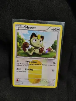 The Pokemon Company Meowth 102/101 Noble Victories Secret Rare Holo Eng 2011 - Image 2