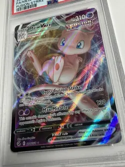 POKEMON Mew VMAX 114 / 264 Sword And Shield Fusion Strike Holo PSA 10 Gem Mint - Image 4