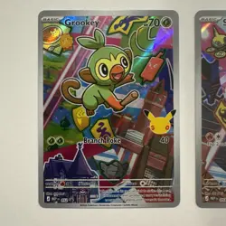 POKEMON Series 2 First Partner Illustration Grookey 052 Scorbunny 053 Sobble 054 - Image 2