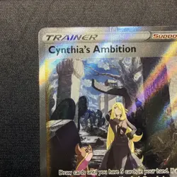 Cynthia's Ambition GG60/GG70 Ultra Crown Zenith Galarian Gallery Pokemon HP dmg - Image 2
