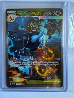 Pokemon Mega Charizard Ex Special Illustration Rare Phantasmal Flames 125/94 - Image 1