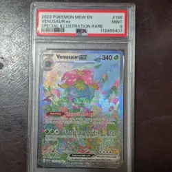 Pokemon Venusaur ex 198/165 Special Illustration Rare Holo PSA 9 SV151 - Image 1