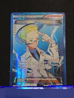 Pokemon Colress (Team Plasma) (135 Full Art) 135/135 Plasma Storm Holo - Image 1