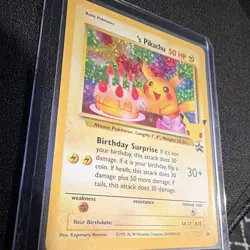 Pokemon TCG _____'s Pikachu 24 Wotc Promo Holo Promo EN 50 HP - Image 3