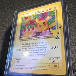 Pokemon TCG _____'s Pikachu 24 Wotc Promo Holo Promo EN 50 HP - Image 4