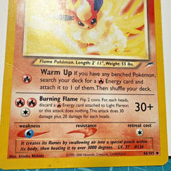 Pokemon TCG Light Flareon #046/105 Neo Destiny - Image 3