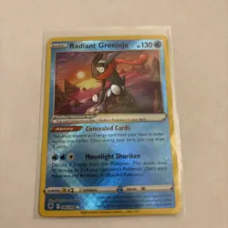 Pokemon TCG Radiant Greninja Sword & Shield Astral Radiance - Image 1