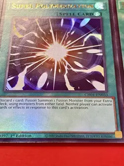 3x Super Polymerization | CH01-EN033 | Ultra Rare | NM | 1st Edition | YuGiOh! - Image 4