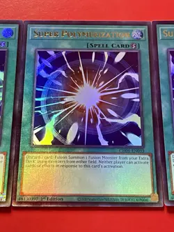 3x Super Polymerization | CH01-EN033 | Ultra Rare | NM | 1st Edition | YuGiOh! - Image 5