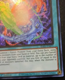 Heavy Polymerization RA05-EN071 1st Ed. Secret Rare Rarity Collection V Yu-Gi-Oh - Image 5