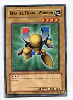 Yu-Gi-Oh! Beta the Magnet Warrior Rare englisch RP02-EN090 (2020) Magnetkrieger - Image 1