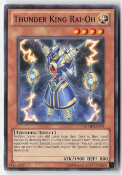 Yugioh - Thunder King Rai-Oh RYMP-EN074 Unlimited - Common - Image 1