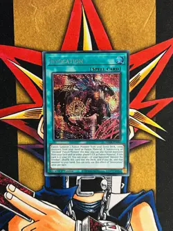 MP24-EN060 Invocation Prismatic Secret Rare 1st Edition NM Yugioh - Image 1